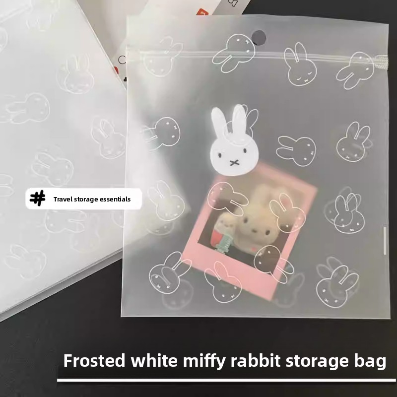 Miffy Rabbit Kawaii Anime Cart - đánh giá và giá Travel Ziplock Bags
