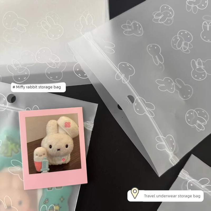 Miffy Rabbit Kawaii Anime Cart - đánh giá và giá Travel Ziplock Bags