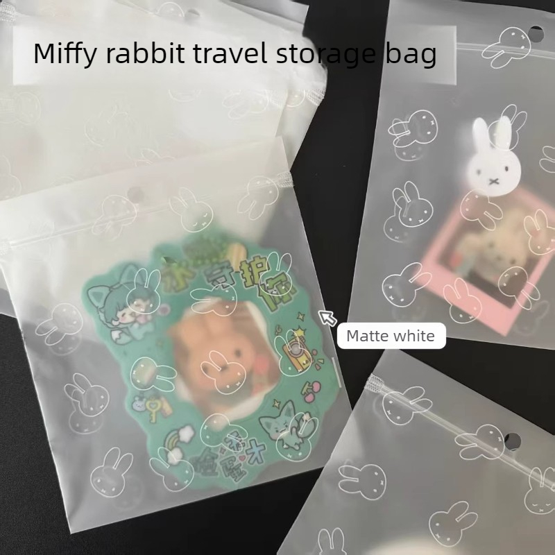 Miffy Rabbit Kawaii Anime Cart - đánh giá và giá Travel Ziplock Bags