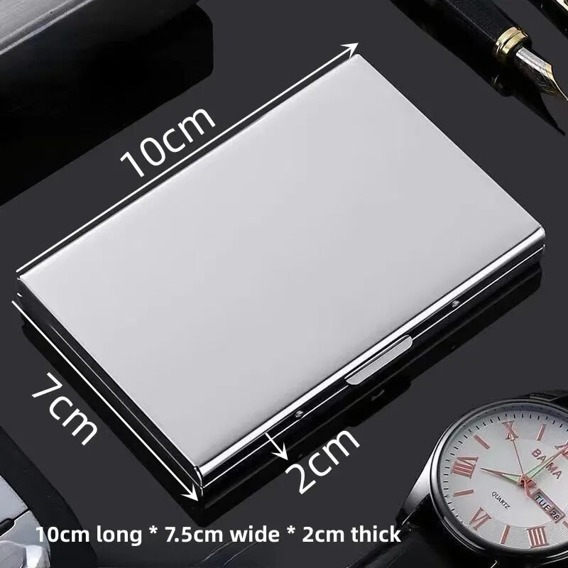 10 Slots Stainless Credit Card - đánh giá và giá Travel Wallet Slim