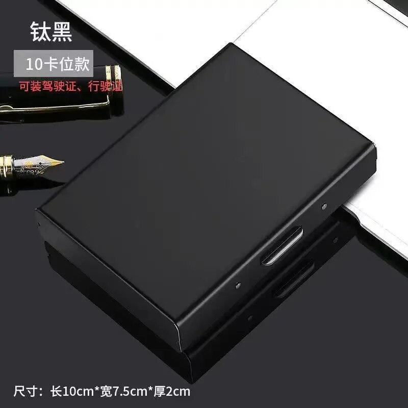 10 Slots Stainless Credit Card - đánh giá và giá Travel Wallet Slim