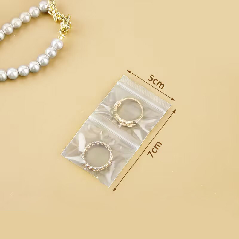 500pcs Transparent Double Pock - đánh giá và giá Travel Ziplock Bags